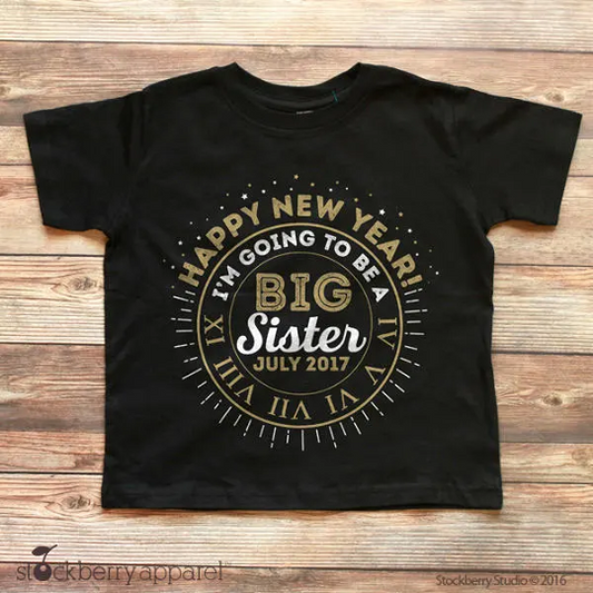 New Years Pregnancy Announcement Shirt