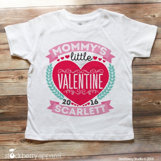 Valentine Day Shirt - Daddy's Little Valentine