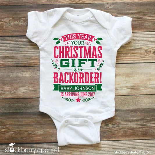 Christmas Pregnancy Announcement to Family - Stockberry Studio
