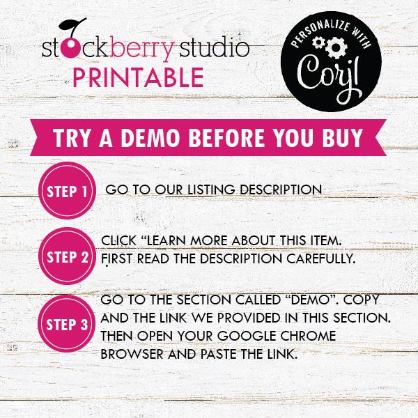 Valentine's Day Bubble Gum Gift Tag Editable Template - Stockberry Studio