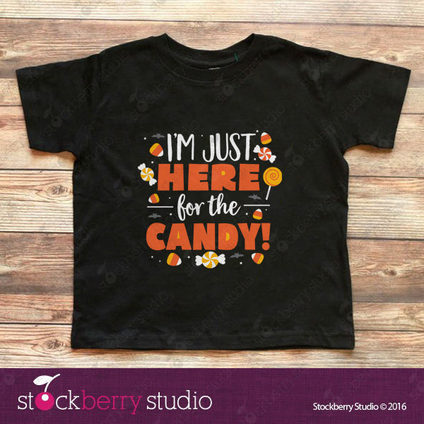 I'm Just Here for the Candy Halloween Shirt