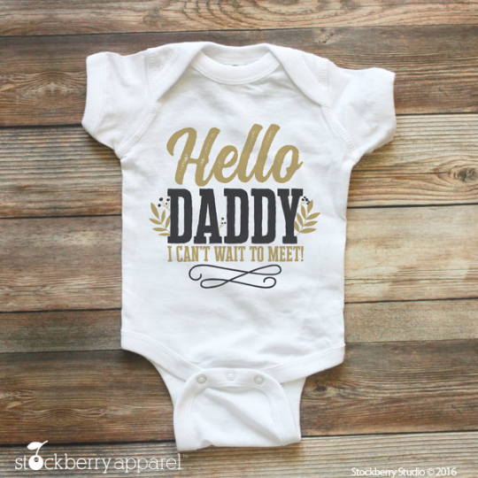 Hello Daddy Announcement - Pregnancy Announcement to Husband