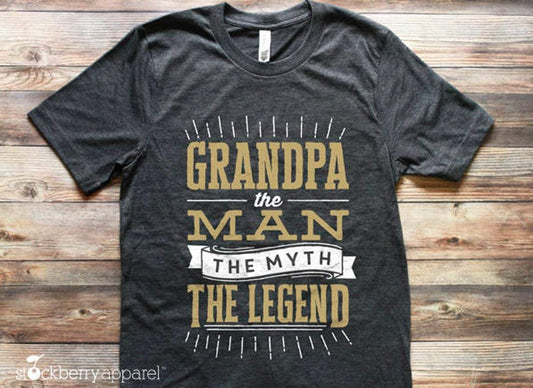 Fathers Day Gift - Papa The Man The Myth The Legend Shirt - Stockberry Studio