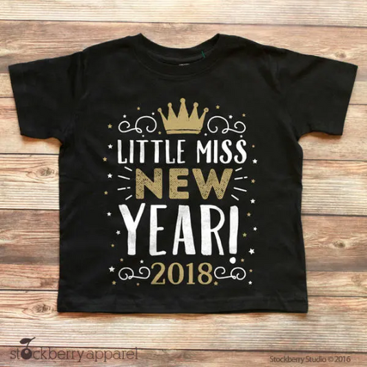 Little Miss New Year Shirt