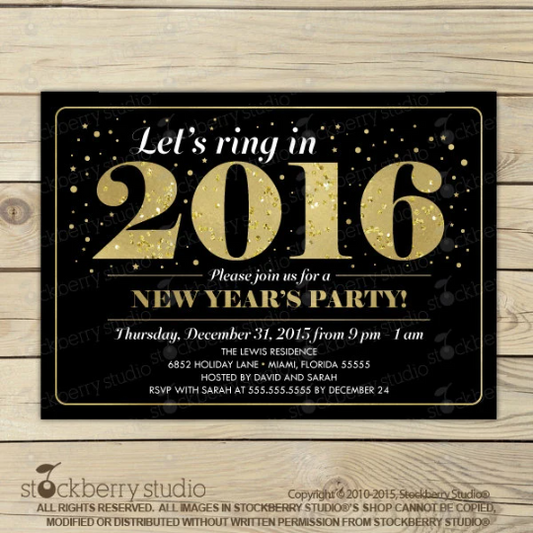 New Year's Eve Party Invitation