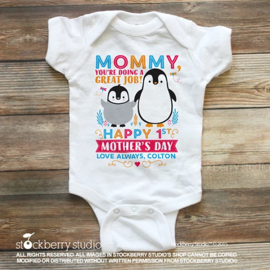 Penguin First Mother's Day Gift