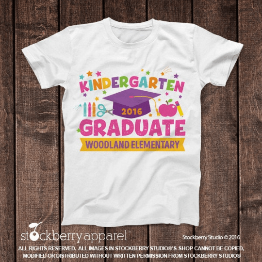 Kindergarten Graduation Shirt - Stockberry Studio