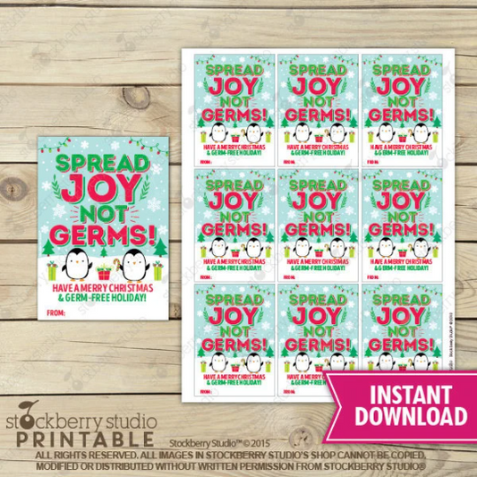 Christmas Soap Tags - Instant Download