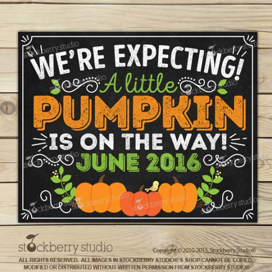 Fall Big Sister Pregnancy Announcement Chalkboard Sign